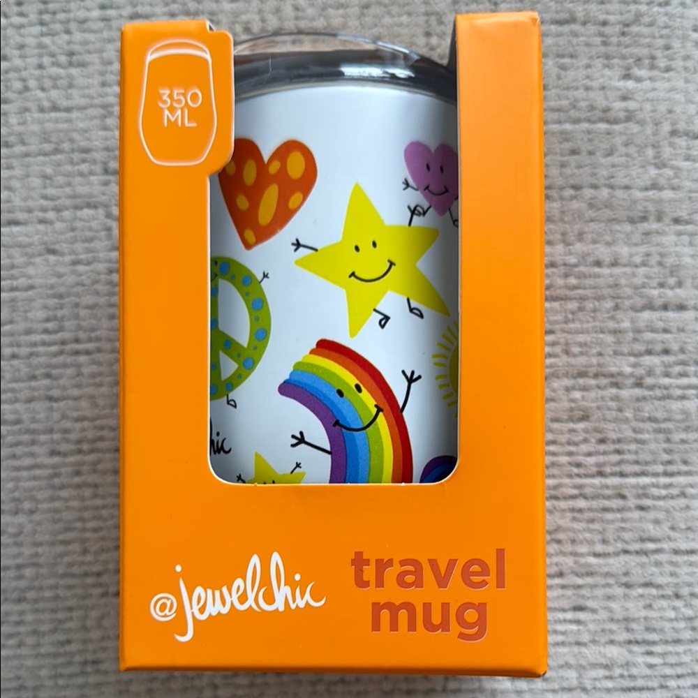 Jewelchic Travel Mug with Colorful Design
